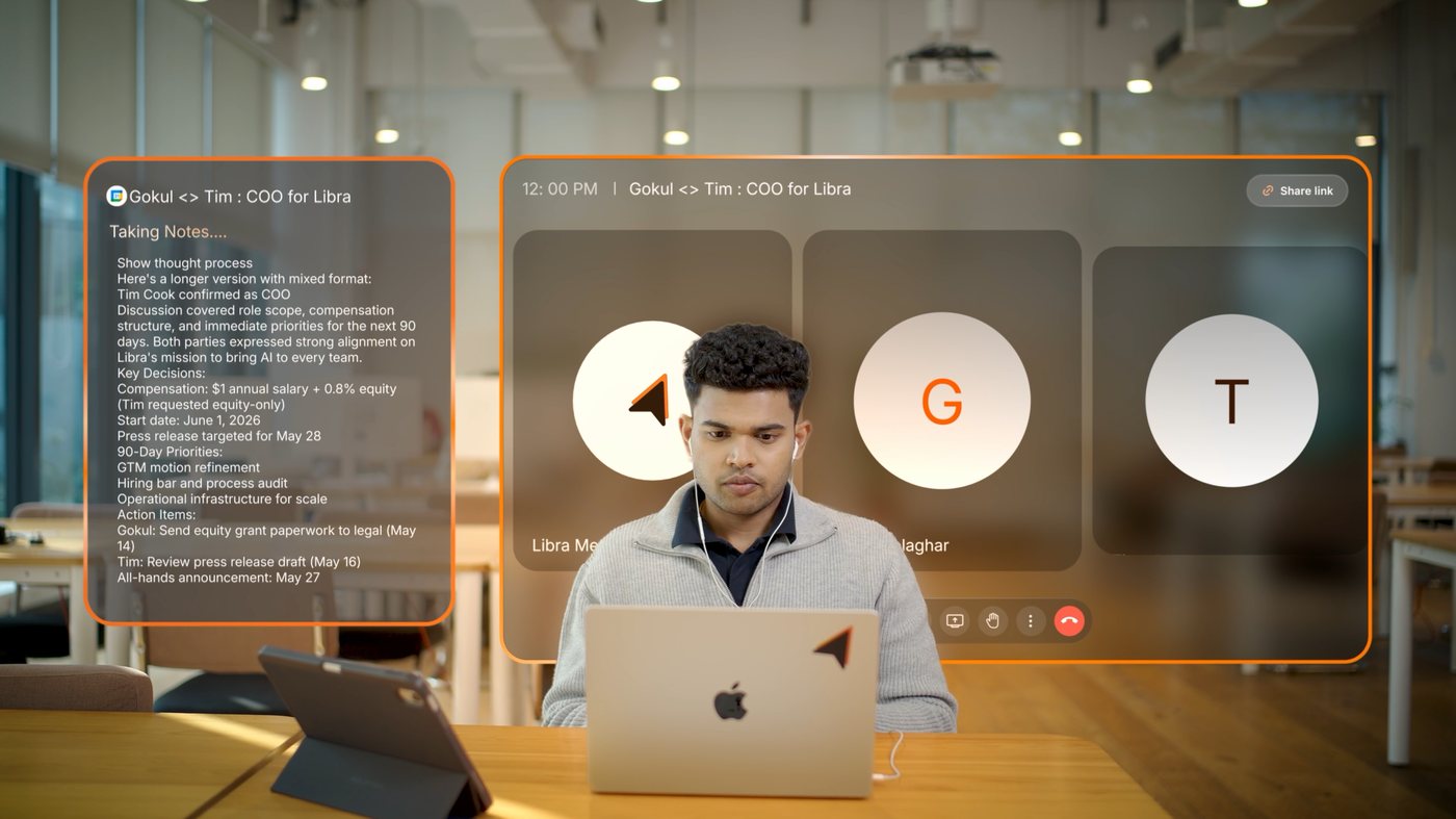Still from the Libra Ai launch film
