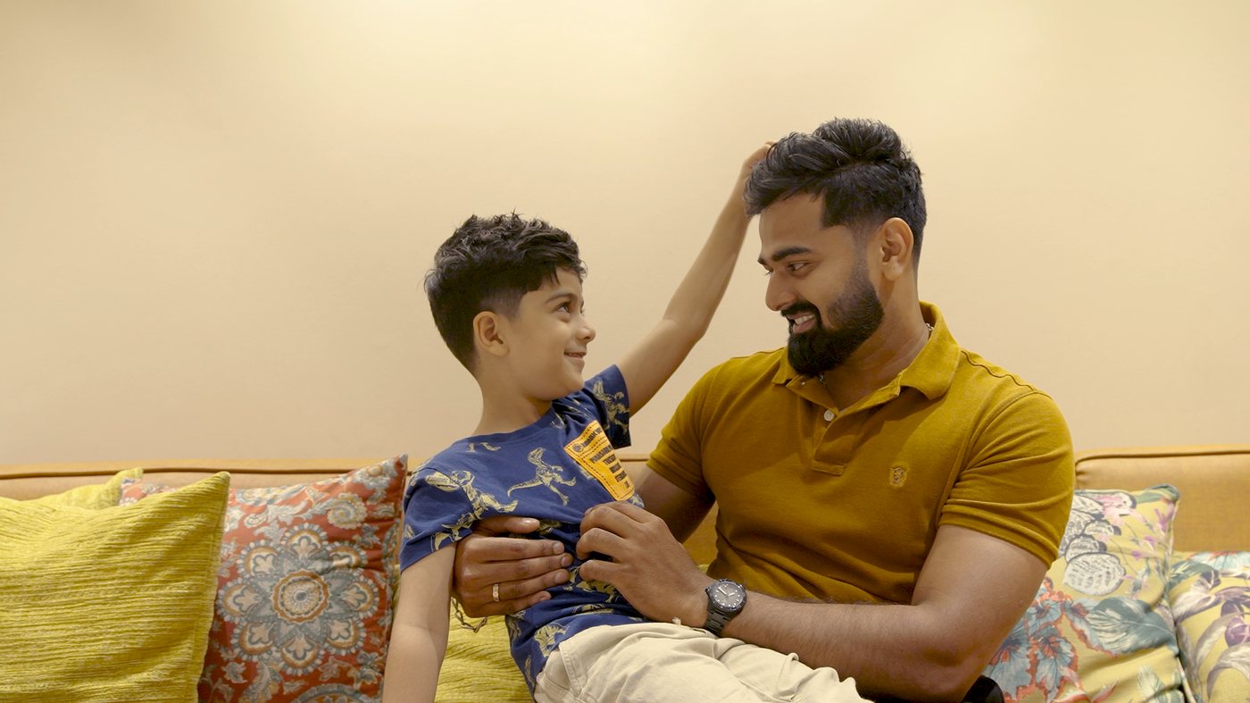 Visual from the Vurve Father's Day campaign